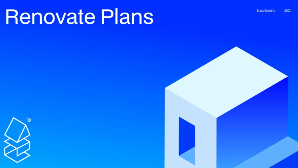 Renovate Plans – Візуальна айдентика для послуг з будівельного проектування та дизайну