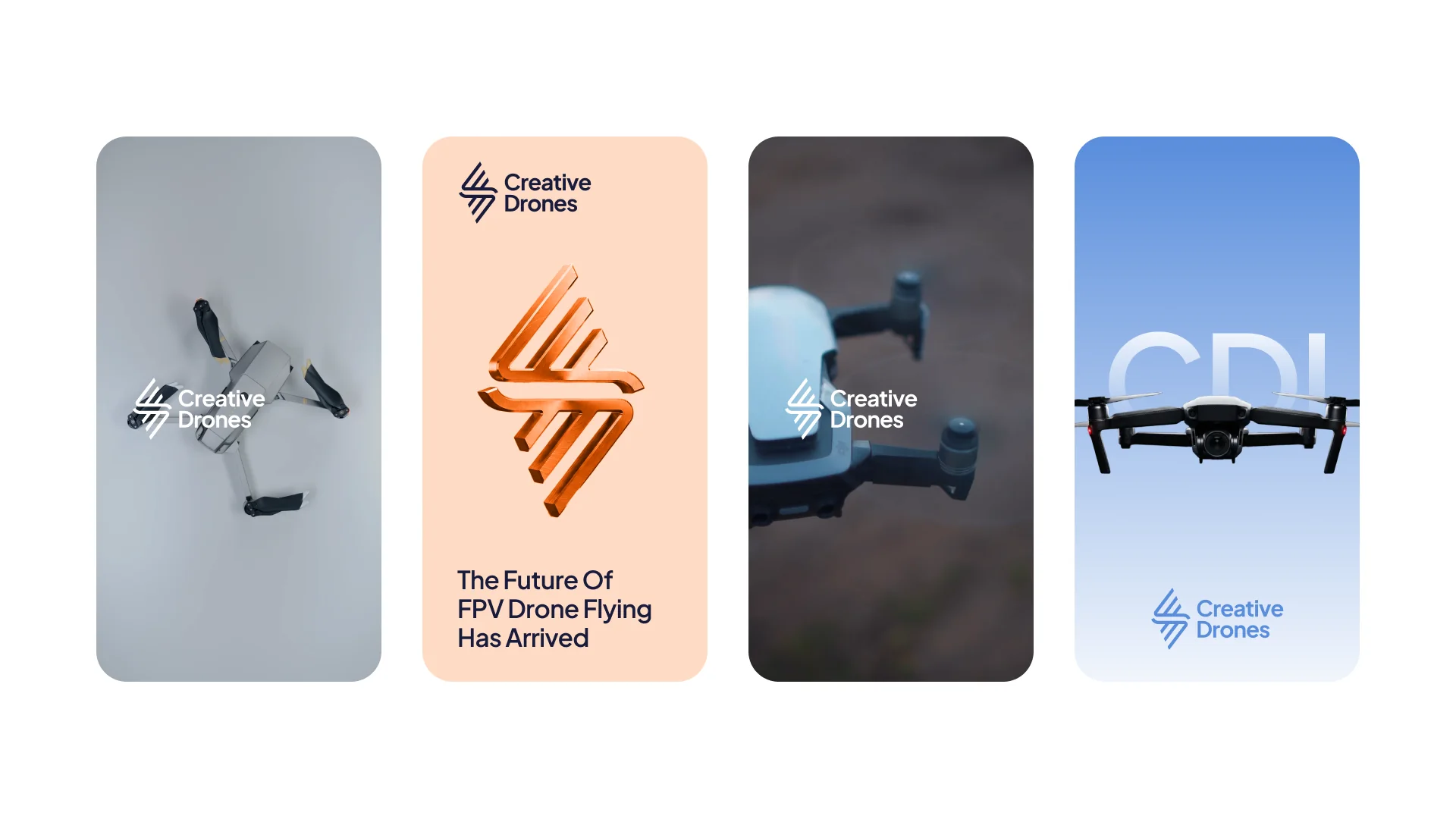 Brand Identity & Website Design for Creative Drones