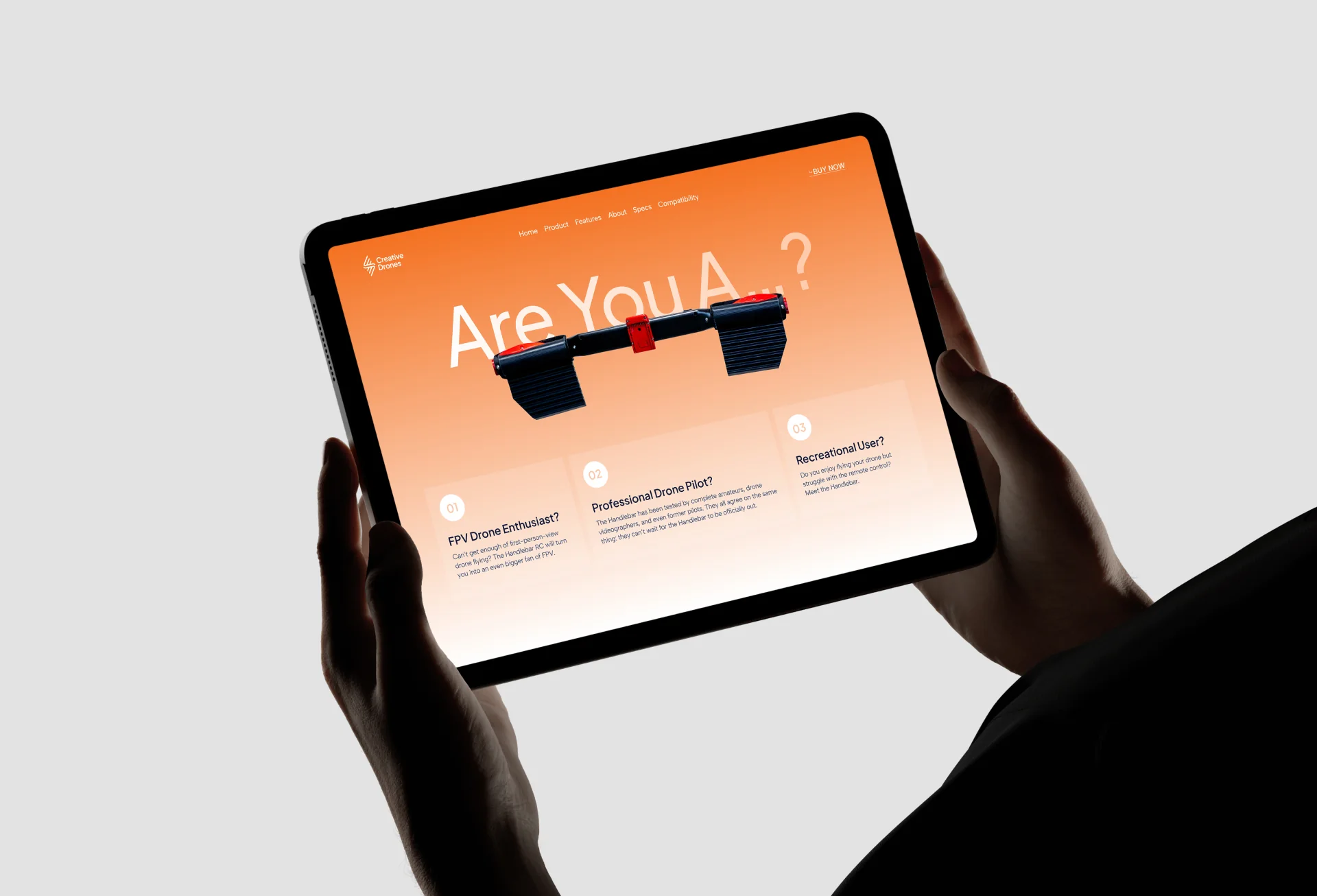 Brand Identity & Website Design for Creative Drones