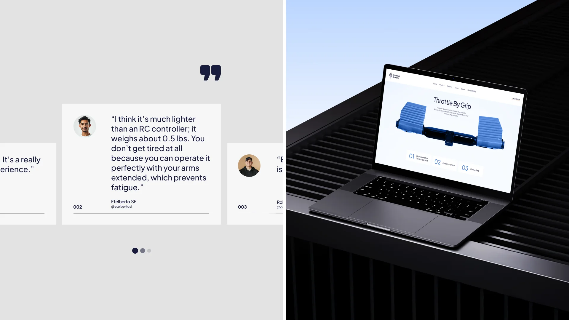 Brand Identity & Website Design for Creative Drones
