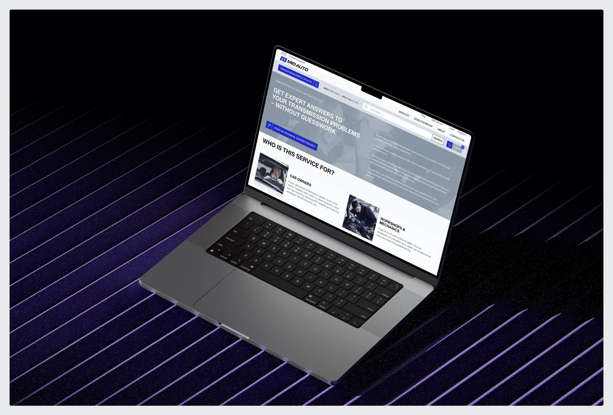 Visual Identity & Website for MID AUTO