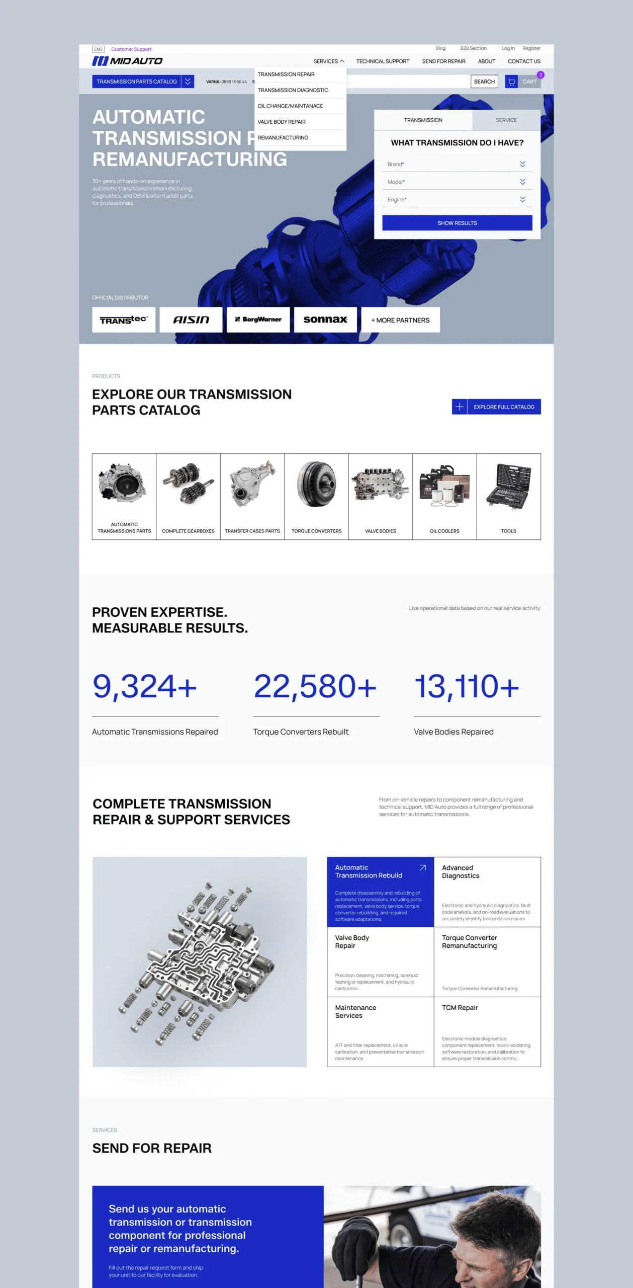 Visual Identity & Website for MID AUTO