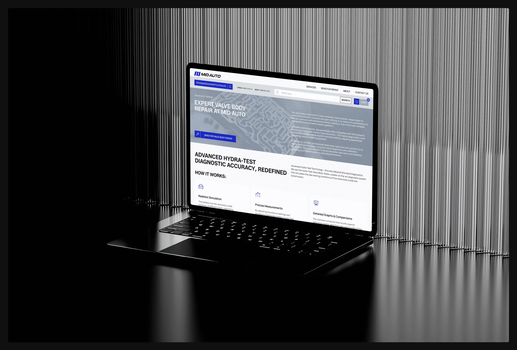 Visual Identity & Website for MID AUTO
