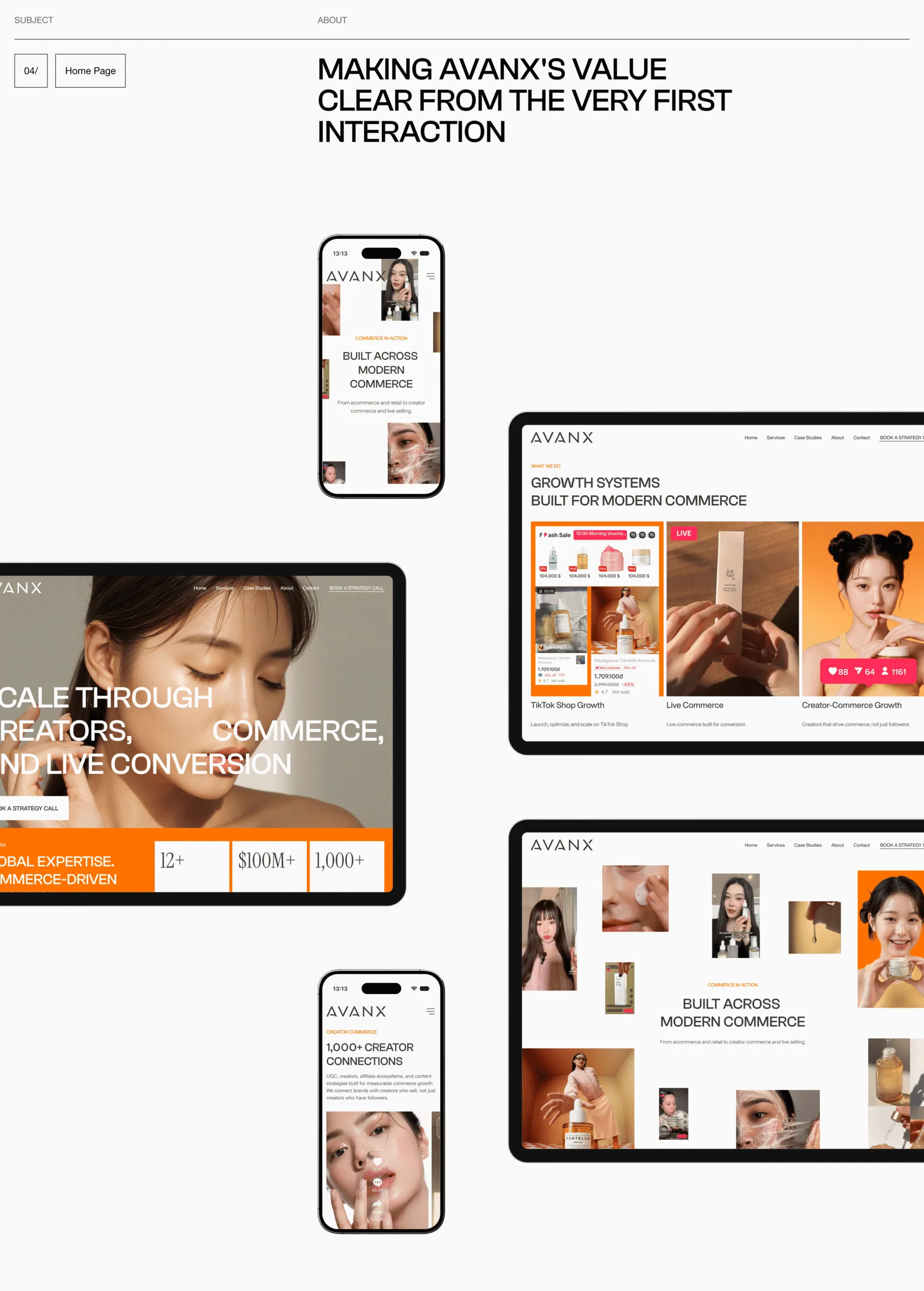 Website Design for AVANX