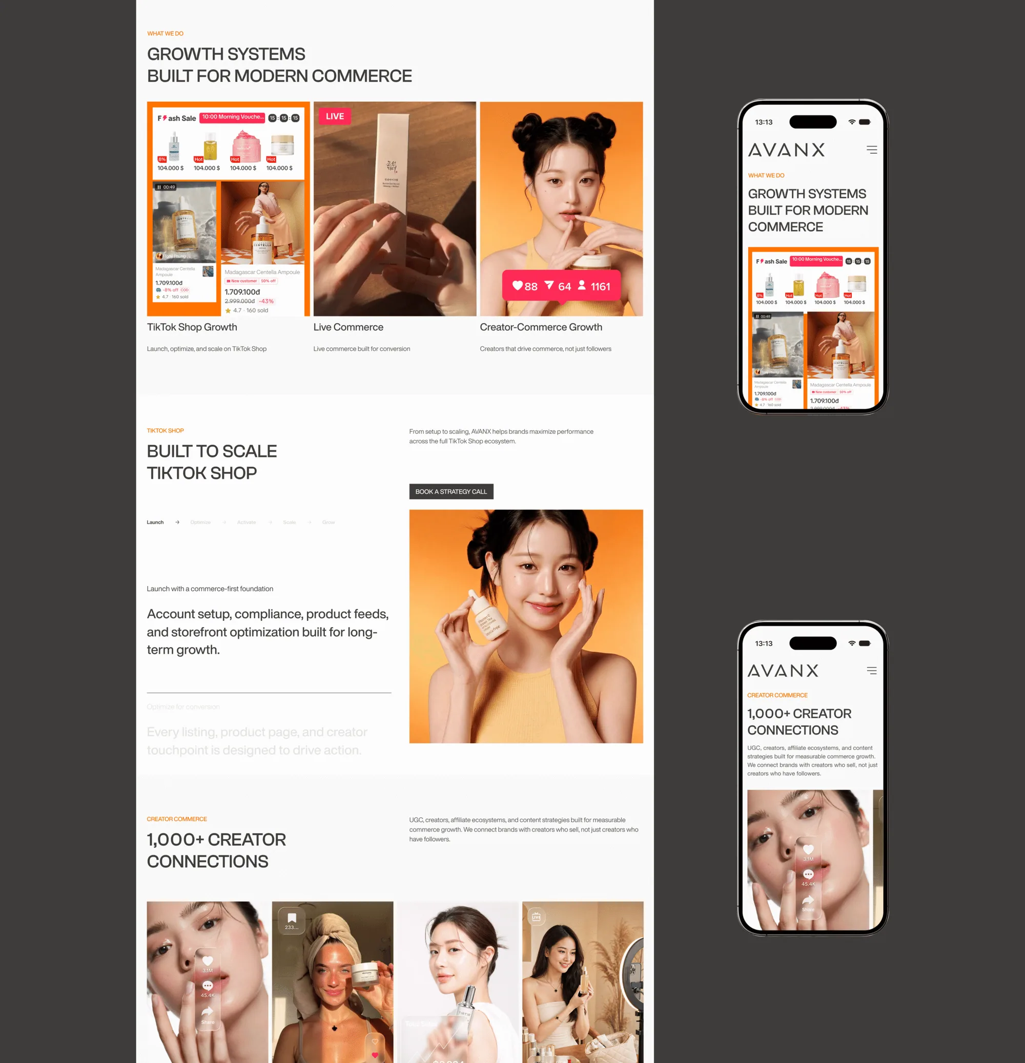 Website Design for AVANX