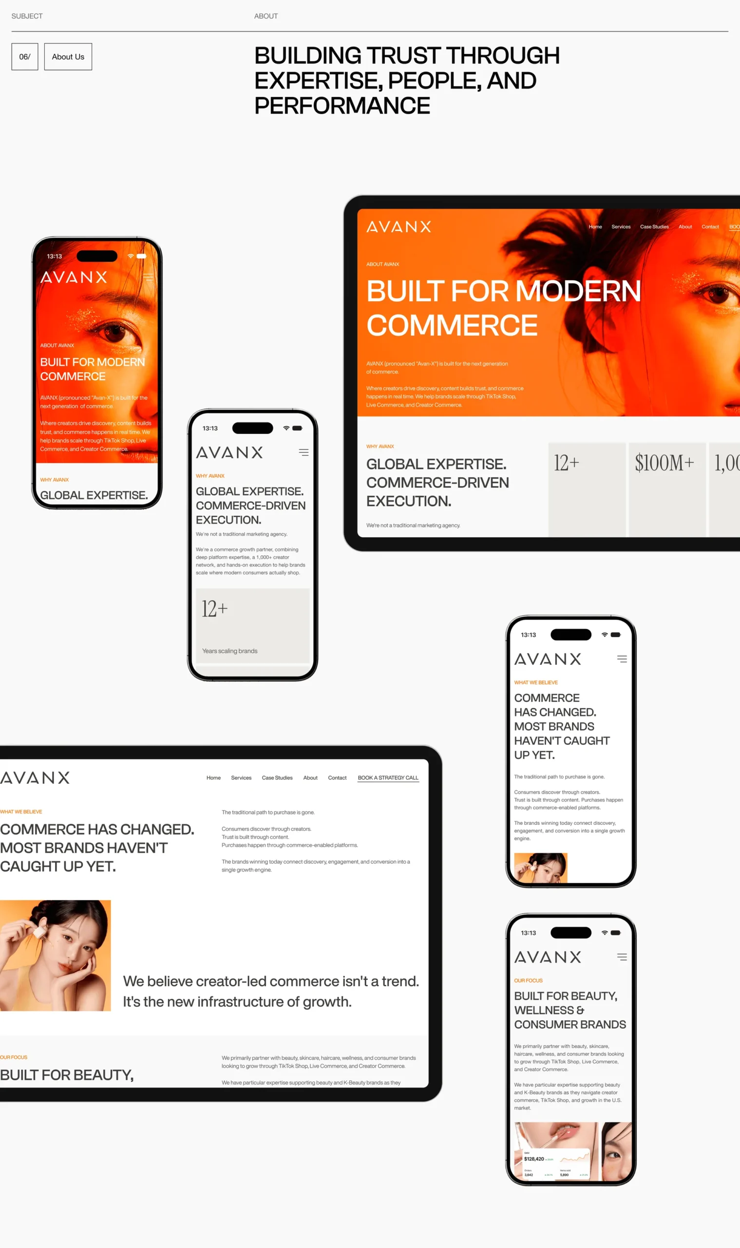 Website Design for AVANX