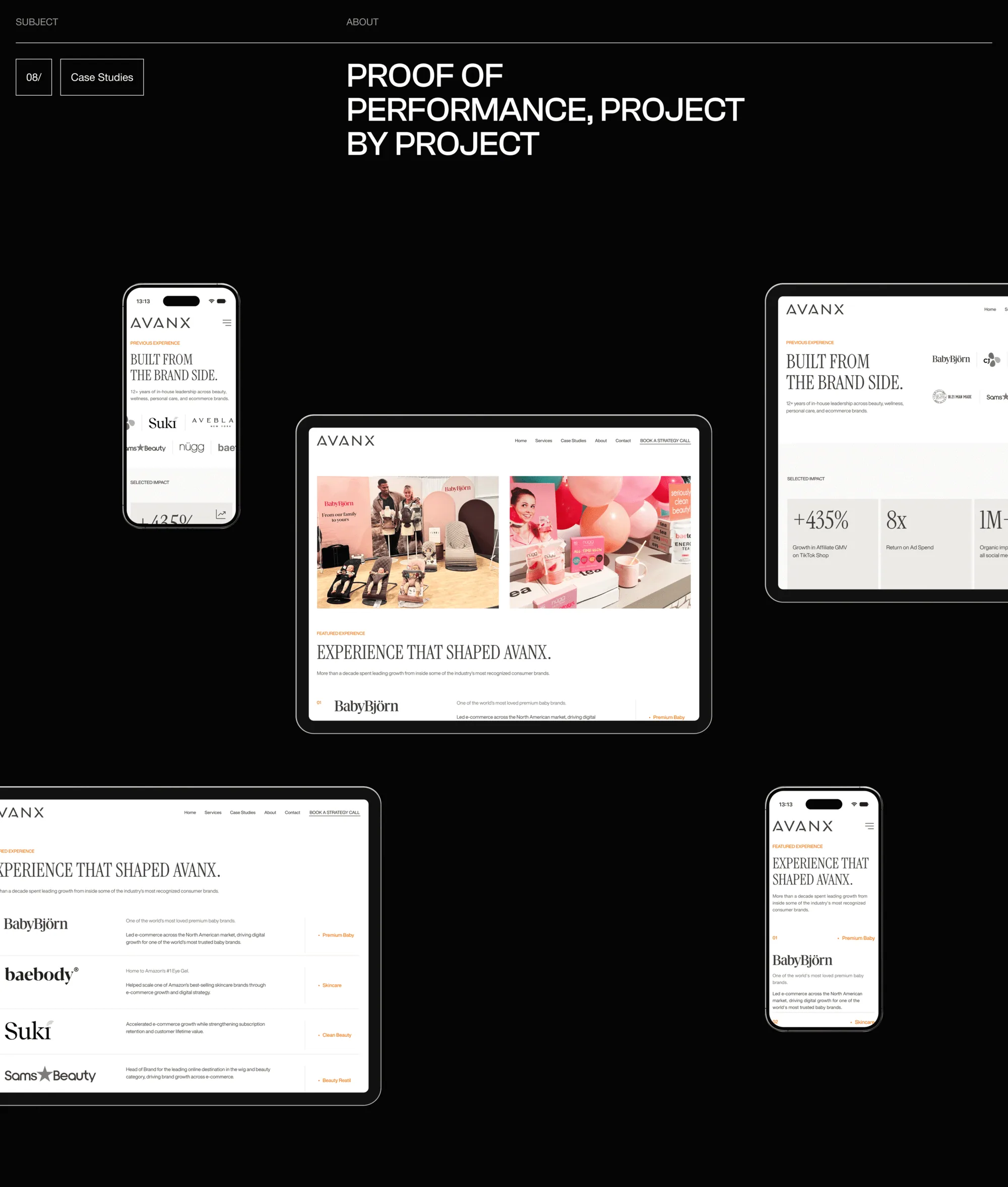 Website Design for AVANX